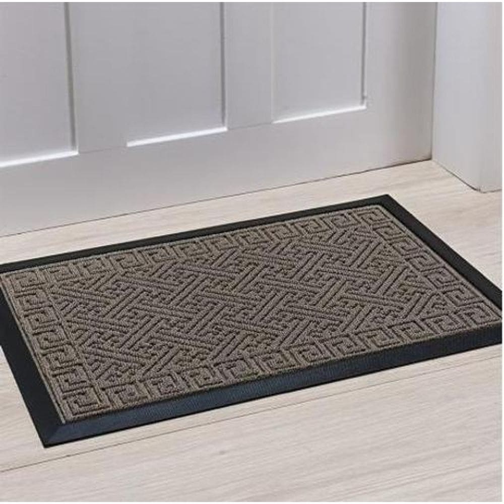 Tapete De Porta Lima Niazitex Bege 40X60Cm