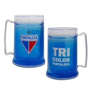 Caneca De Gel Azul Escudo Fortaleza Tricolor 300Ml