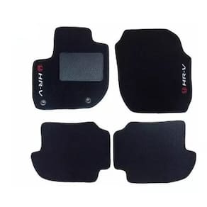 Kit tapete de carpete para honda hr-v 2015 e 2016 preto