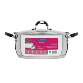 Caçarola Tramontina Para Fogão De Indução Aço Inox 30Cm