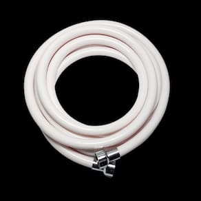 Mangueira Plástica Pvc Cardal Branca Com Luvas Cromadas 2,5m - AC061
