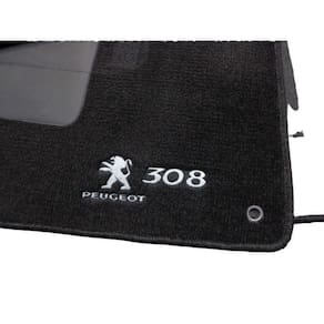 Tapete automotivo peugeot 308 carpet linha luxo