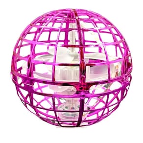 Bola mágica voadora flynova profissional spinner voador rosa