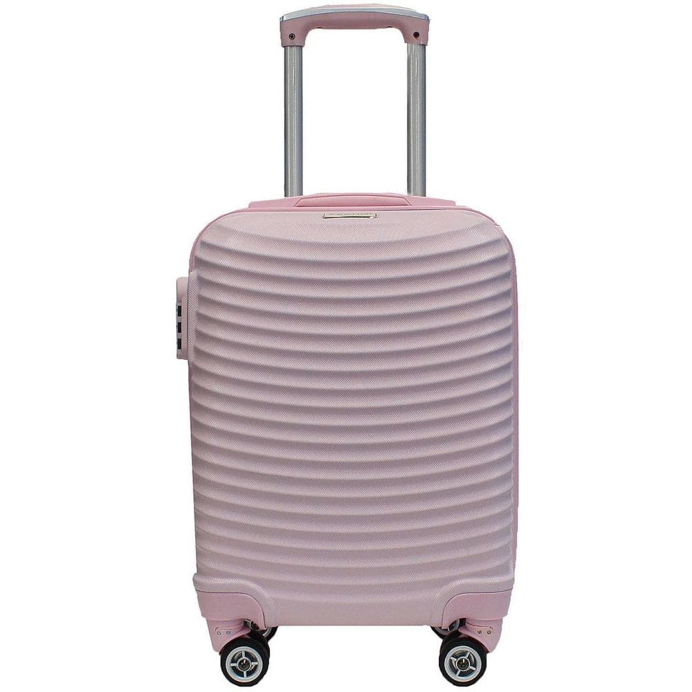 Mala de bordo sestini rosa abs rígida vega 2t rodas 360°