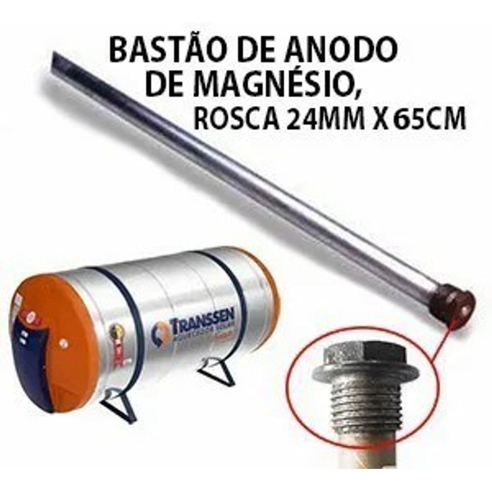 Bastão De Anodo Magnésio Transsen Rosca Grossa 19mmx65cm 07000365
