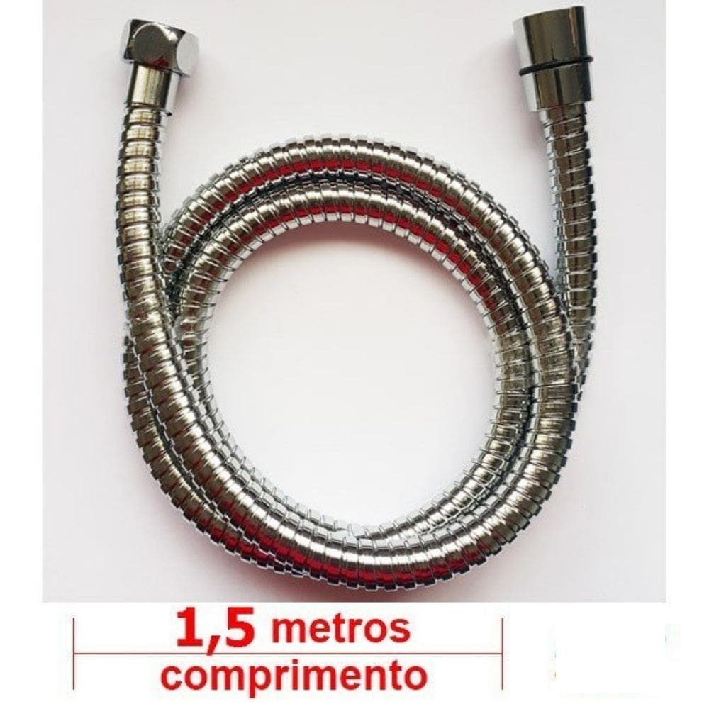 Flexível 1,5 m Cromado 1/2” - F10812