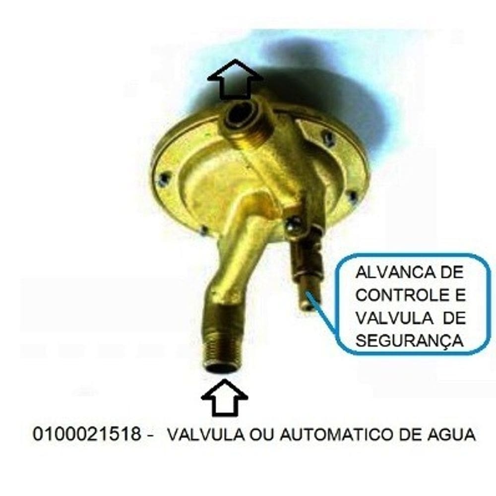 Válvula de agua aquecedor komeco sakura ko600g2/1200g3/1500g2g3/1800g1 - 0100021518