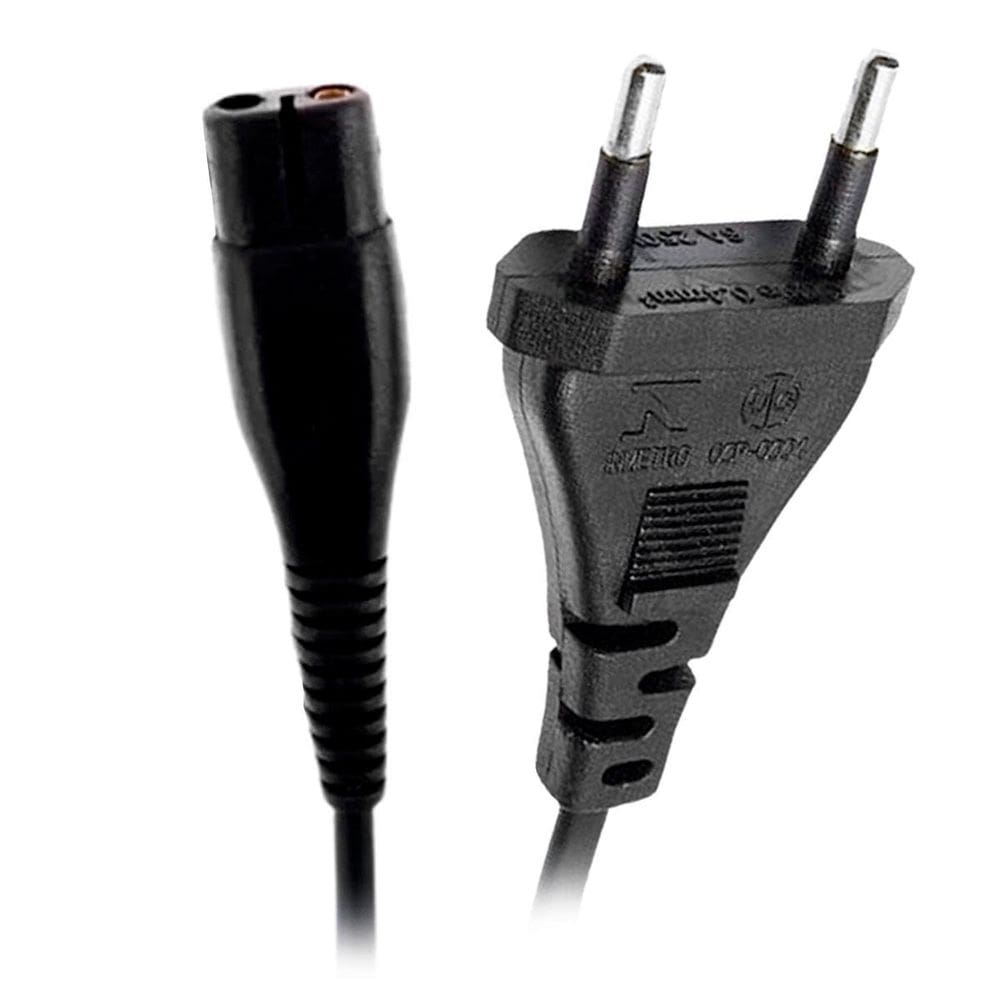 Cabo De Energia Bipolar X-Cell, 60Cm, Preto - Xc-Cf-13