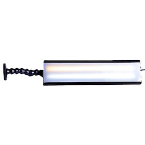 Luminária palito 10cm x 40cm 2 leds branco e amarelo