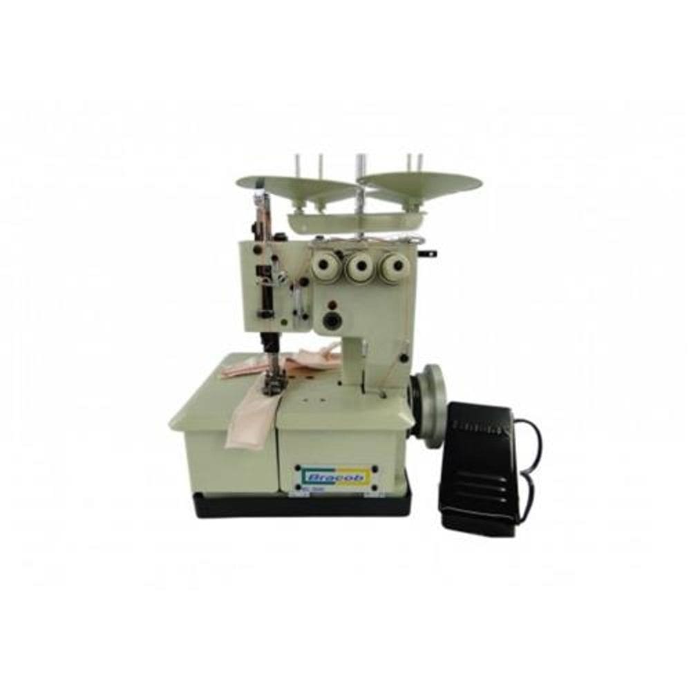 Máquina de costura galoneira portátil bracob ,3 agulhas 110v