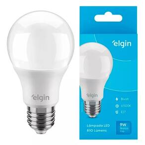 Lâmpada Bulbo Led 9w 6500k Elgin/A60 Lp9led65 Ledb965