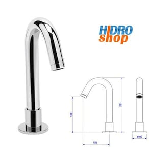 Bica Para Misturador Lavatório de Mesa C25 Sky Deca Cromado - 4908147