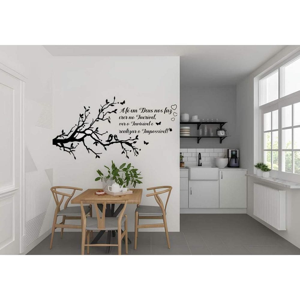 Adesivo De Parede Fé Em Deus Mod01