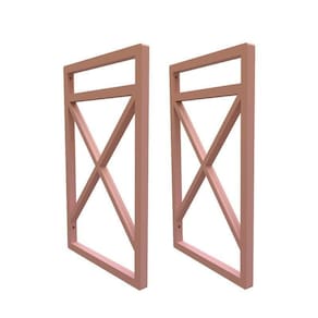 Suporte para prateleira estilo industrial 02 un. rose gold
