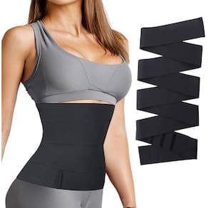 Cinta modeladora elastico alta compressão invisível queima g