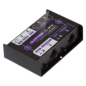 Direct box passivo waldman duopass di-2ps de 2 canais