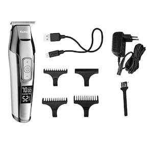 Maquina acabamento profissional kemei km 5027