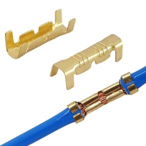 Terminal automotivo luva emenda tipo u fio 0,3-1,5mm 300 pçs