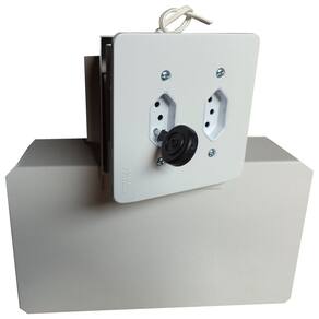 Cofre tomada para embutir médio com ligação elétrica pronta