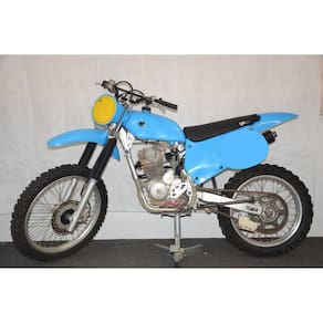 Kit plástico retrô para crf, xl, xlx, dt, xr, xlr - azul