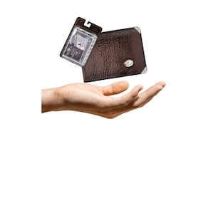 Kit Carteira Media Mitty Couro + Refil Mitty M1 Plm0 Cafe