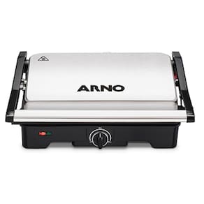 Grill elétrico hambúrguer carne legumes arno dual 1100w 220v