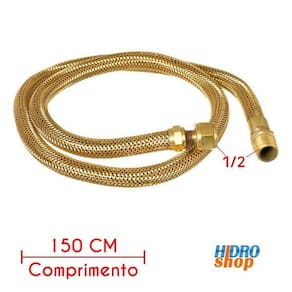 Flexível Gás 150 Cm X 1/2" - FG121500