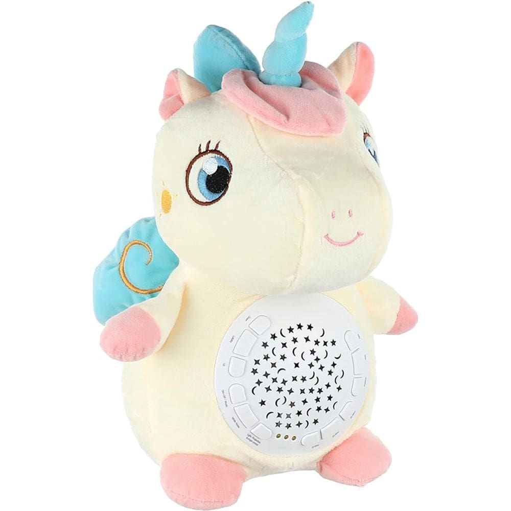 Pelúcia de Unicórnio Com Som Luzes Música e Projetor FM666-31 - Dorémi