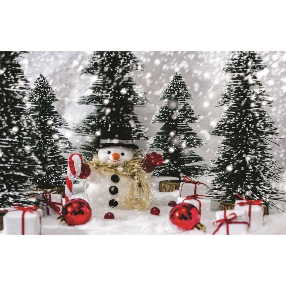 Fundo Fotográfico Em Tecido Natal 2,60X1,50