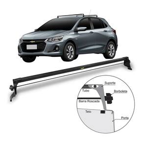 Rack De Teto Bagageiro Onix Turbo Sedan/ Hatch Ano 20/22