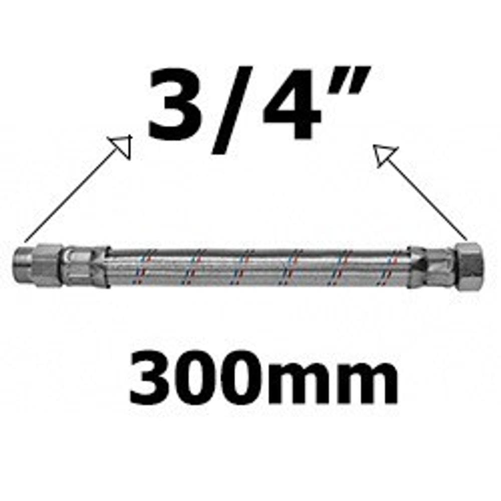 Flexível 3/4 MxF Aço Inox 300mm - 250113