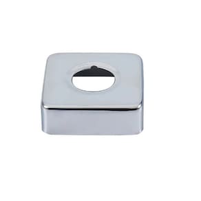 Canopla Quadrada Cromada leve para monocomando externo 59x59x19mm - 081330L