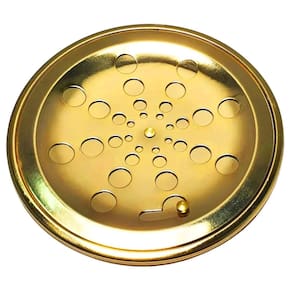 Grelha Redonda Gold com Caixilho 15x15 - 3600193GL