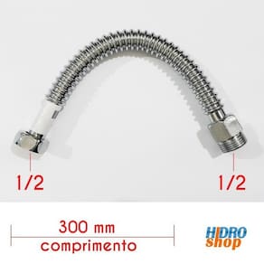 Flexível 300mm Alta Vazão 1/2 Para Aquecedores - FA12300