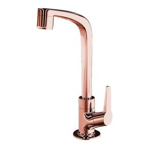 Torneira lavatório flatt 1195 f71 lorenzetti - rose gold