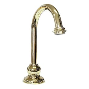 Bica Alta Misturador Deca Lavatório Belle Époque Tiffany Dourada 4908273