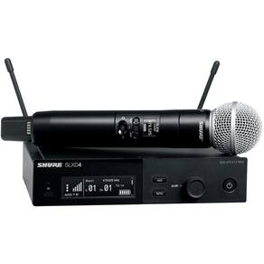 Microfone sem fio shure digital slxd24/sm58-l55