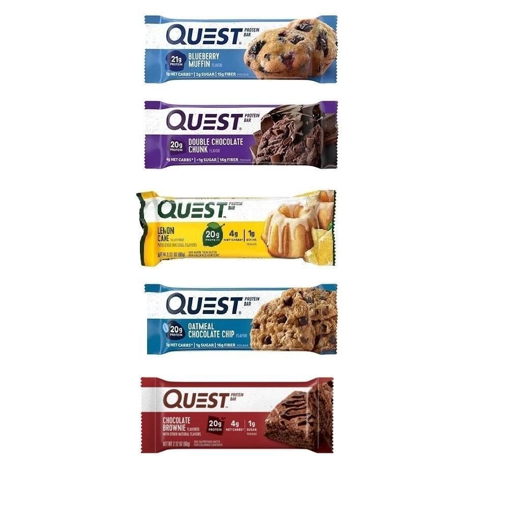 Barra de proteína quest bar cx 12 unid sua escolha