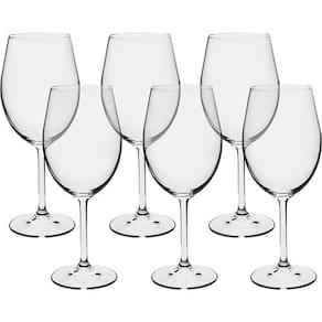 Jogo 6 taças de água gastro 580ml cristal bohemia