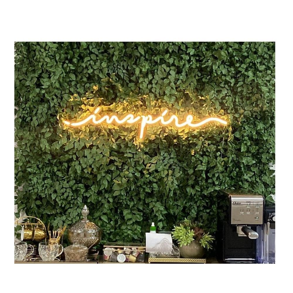 Jardim vertical avencas preservadas natural gifts