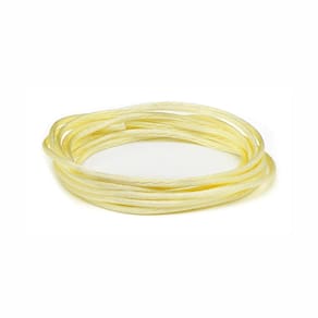 Fio De Cetim Rabo De Rato 1 Mm 50 Metros - Amarelo Candy