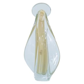 Imagem Santa Em Cristal Murano São Marcos 25Cm Nossa Senhora