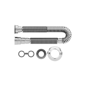 Sifão Tubo Extensivo Longo Universal 1,5 m Cromado - 031103