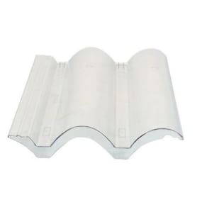 Telha plástica coppo veneto transparente prismalux - 10 un