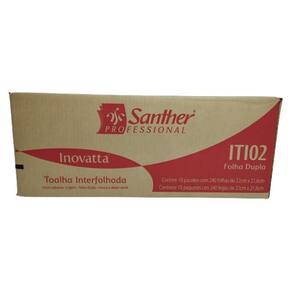 Toalha papel inovatta folha dupla interfolha iti02 cx 2400