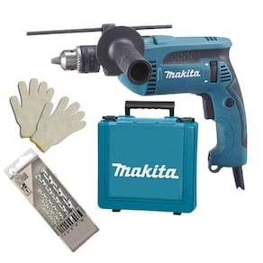 Furadeira Impacto 1/2 760W Hp1640K Makita + Acessórios 110V