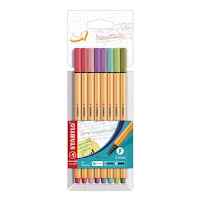 Estojo Stabilo Point 88 Fine Com 8 Cores - Stabilo - 53.3001