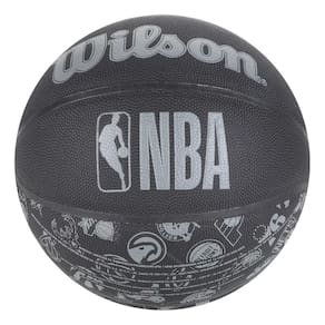Bola De Basquete Preta Wilson Nba All Team Black Tamanho 7