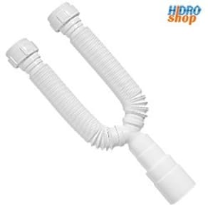 Sifão Duplo Extensivo 1.1/2" Branco 720mm - 030205