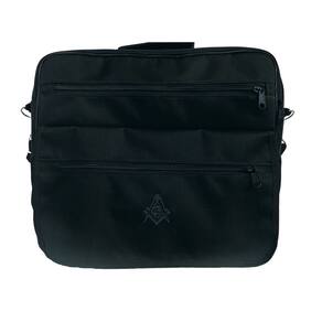 Bolsa pasta maleta paramentos maçônico maçonaria - preto